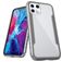 Mobigear Metal Tough Coque iPhone 12 Pro Max Coque arrière Rigide Anti-Chocs - Transparent / Gris