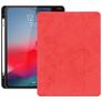 Mobigear Tri-Fold Gel Coque iPad Pro 12.9 Pouces (2018) Etui en TPU,Similicuir + Porte-crayon - Rouge