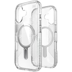 Speck Presidio Perfect Clear Grip Coque Transparente iPhone 17 MagSafe Coque arrière Rigide Anti-Chocs - ClickLock
