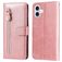 Mobigear Zipper Housse iPhone 17 Etui Porte-Monnaie - Rose doré