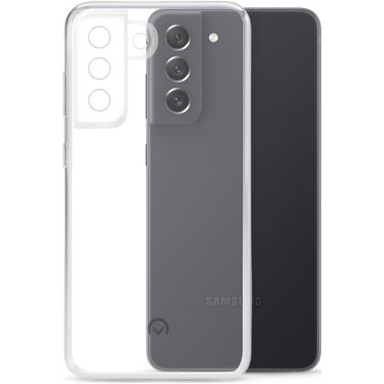 Mobilize Gelly Coque Transparente Samsung Galaxy S21 FE Coque arrière en TPU Souple - Transparent