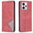 Mobigear Rhombus Slim Housse Motorola Moto G53 5G Etui - Rouge