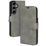 Mobiparts Classic Wallet Housse Samsung Galaxy S24 Etui Porte-Monnaie - Granite Grey