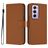 Mobigear Urban Wallet OPPO Reno 12 Pro Étui Portefeuille - Marron