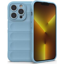 Mobigear Bumpy Coque iPhone 14 Pro Coque arrière en TPU Souple - Bleu