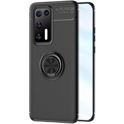 Mobigear Armor Ring Coque Huawei P40 Coque arrière en TPU Souple Anti-Chocs avec Anneau-Support - Noir