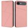 Mobigear Frosted Flip Housse iPhone Air Etui Porte-Monnaie - Rose