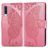 Mobigear Butterfly Housse Samsung Galaxy A50 Etui Porte-Monnaie - Rose
