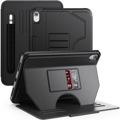 Mobigear Magnetic Folio Coque iPad 11 (2025) Etui + Porte-crayon - Noir
