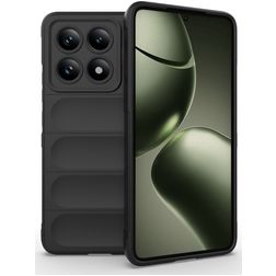 Mobigear Bumpy Coque Xiaomi 14T Coque arrière en TPU Souple - Noir