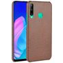 Mobigear Croco Coque Huawei P40 Lite E Coque arrière Rigide - Marron