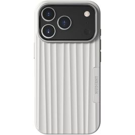 Nudient Bold Coque iPhone 17 Pro MagSafe Coque arrière Rigide - Chalk White