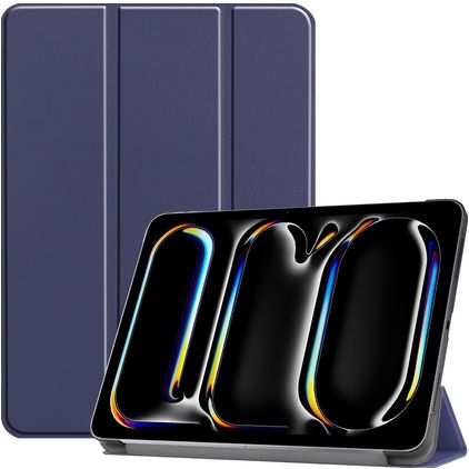 Mobigear Tri-Fold Coque iPad Pro 11 Pouces (2025) Etui - Dark Blue