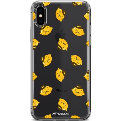 Mobigear Design Coque iPhone XS Max Coque arrière en TPU Souple - Lemon