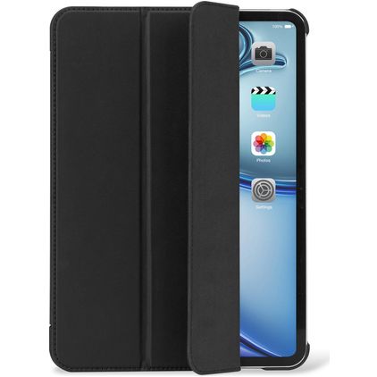 Decoded Textured Slim iPad Air 13 pouces (2024) Silicone souple Étui - Gris anthracite