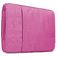 Mobigear Denim Zipper Pochette Ordinateur portable 13 - 14 Pouces Housse ordinateur - Rose