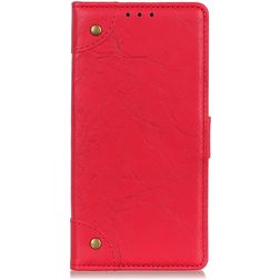 Mobigear Ranch Housse Alcatel 1C (2019) Etui Porte-Monnaie - Rouge