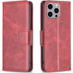 Mobigear Excellent Housse iPhone 15 Pro Max Etui Porte-Monnaie - Rouge