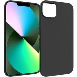 Mobigear Colors Coque iPhone 14 Plus Coque arrière en TPU Souple - Noir