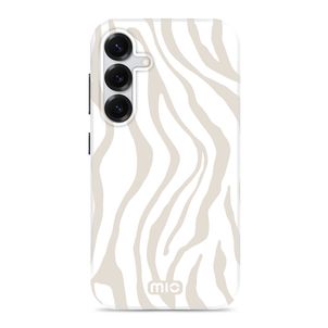 MIO Coque Samsung Galaxy S25 MagSafe Coque arrière Rigide - Sandy Zebra
