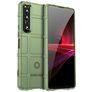 Mobigear Rugged Shield Coque Sony Xperia 1 V Coque arrière en TPU Souple Anti-Chocs - Vert