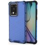 Mobigear Honeycomb Coque Huawei P40 Coque arrière Rigide Anti-Chocs - Bleu