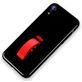 Mobigear Rubber Ring Coque iPhone XR Coque arrière Rigide avec Anneau-Support - Noir