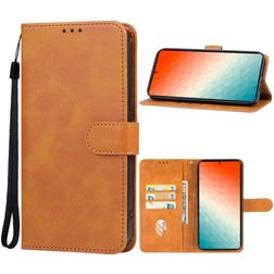 Mobigear Retro Housse Samsung Galaxy S24 Ultra Etui Porte-Monnaie - Marron