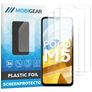 Mobigear POCO M5 Protection d'écran Film - Compatible Coque (Lot de 3)