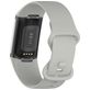 Mobigear Sport Dual Bracelet Silicone Fitbit Charge 5 Fermeture à clou et passant - Gris