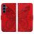Mobigear Butterfly Housse Samsung Galaxy S26 FE Etui Porte-Monnaie - Rouge