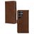 Mobilize Wallet Housse Samsung Galaxy S26 Ultra Etui en Cuir Véritable Porte-Monnaie - Marron