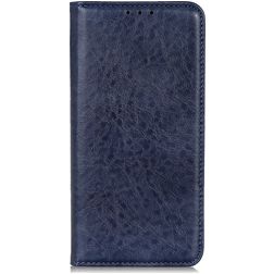 Mobigear Classic Elegance Housse Motorola Moto G9 Power Etui Porte-Monnaie - Bleu
