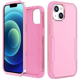 Mobigear Ultra Tough Coque iPhone 15 Plus Coque arrière Rigide Anti-Chocs - Rose