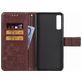 Mobigear Clover Housse Samsung Galaxy A7 (2018) Etui Porte-Monnaie - Marron