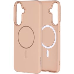 Mobiparts Slim Line Coque Samsung Galaxy A37 MagSafe Coque arrière Rigide - Dune Sand