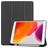 Mobigear Tri-Fold Gel Coque iPad 7 (2019) Etui en TPU,Similicuir + Porte-crayon - Noir