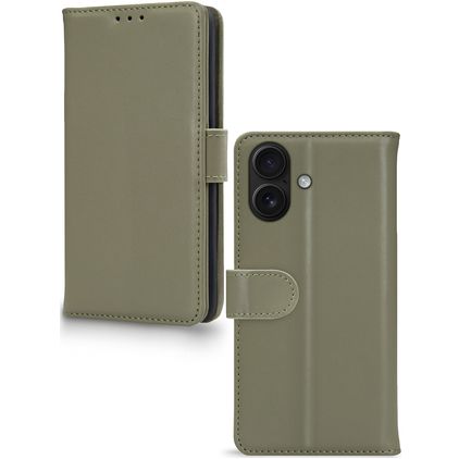 Mobilize Premium Gelly iPhone 17 Étui Portefeuille - Vert