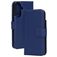 Mobiparts Wallet Samsung Galaxy A37 Cuir véritable Étui Portefeuille - Bleu