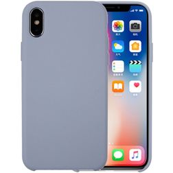 Mobigear Colors Coque iPhone X Coque arrière en Silicone - Violet