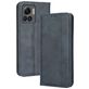 Mobigear Sensation Housse Motorola Edge 30 Ultra Etui Porte-Monnaie - Bleu