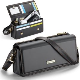 Caseme ME30 Crossbody Sac Téléphone - Large - Noir
