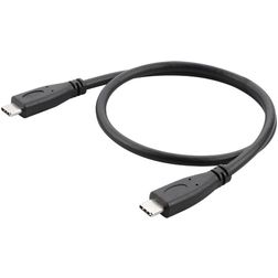 Mobigear Gen 2 - Câble USB-C vers USB-C 0.3 mètre - Noir