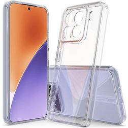 Mobigear Crystal Transparent Xiaomi 15 Plastique rigide Coque arrière - Transparent