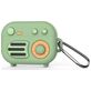 Mobigear Radio Coque Apple AirPods Pro 1 Coque en Silicone Souple - Vert