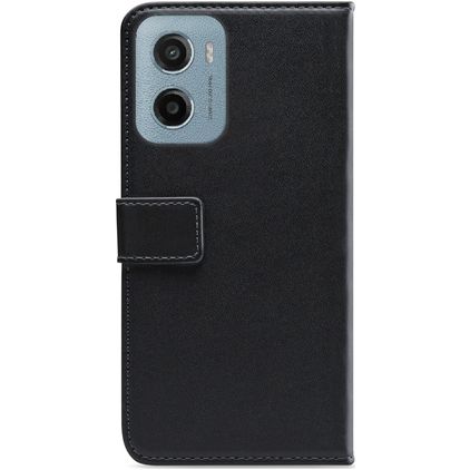 Mobilize Classic Gelly Housse Motorola Moto E15 Etui Porte-Monnaie - Noir