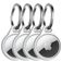 ITSkins AirCover Coque Apple AirTag Porte-clés en en TPU Souple - Blanc