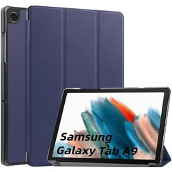 Mobigear Tri-Fold Coque Samsung Galaxy Tab A9 (2023) Etui - Dark Blue