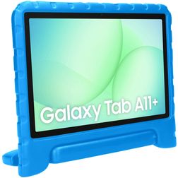 Mobiparts Kids Coque Samsung Galaxy Tab A9 Plus (2023) Coque de tablette pour enfants avec Poignée Enfants en EVA - Bleu