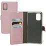 Mobiparts Saffiano Wallet Housse Samsung Galaxy A71 Etui Porte-Monnaie - Rose